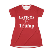 Load image into Gallery viewer, Womens Latinos for Trump Dress