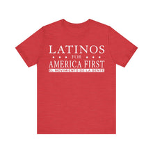 Load image into Gallery viewer, LATINOS FOR AMERICA FIRST TShirt