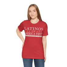 Load image into Gallery viewer, LATINOS FOR AMERICA FIRST TShirt
