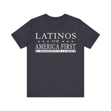 Load image into Gallery viewer, LATINOS FOR AMERICA FIRST TShirt
