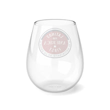 Load image into Gallery viewer, Stemless Latinos for America First Wine Glass
