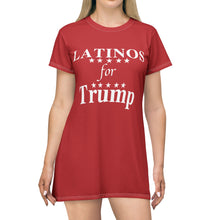 Load image into Gallery viewer, Womens Latinos for Trump Dress
