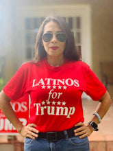 Load image into Gallery viewer, Latinos for Trump We are Woke Tee
